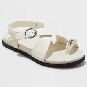 A New Day Women's White Sandals Size 9.5